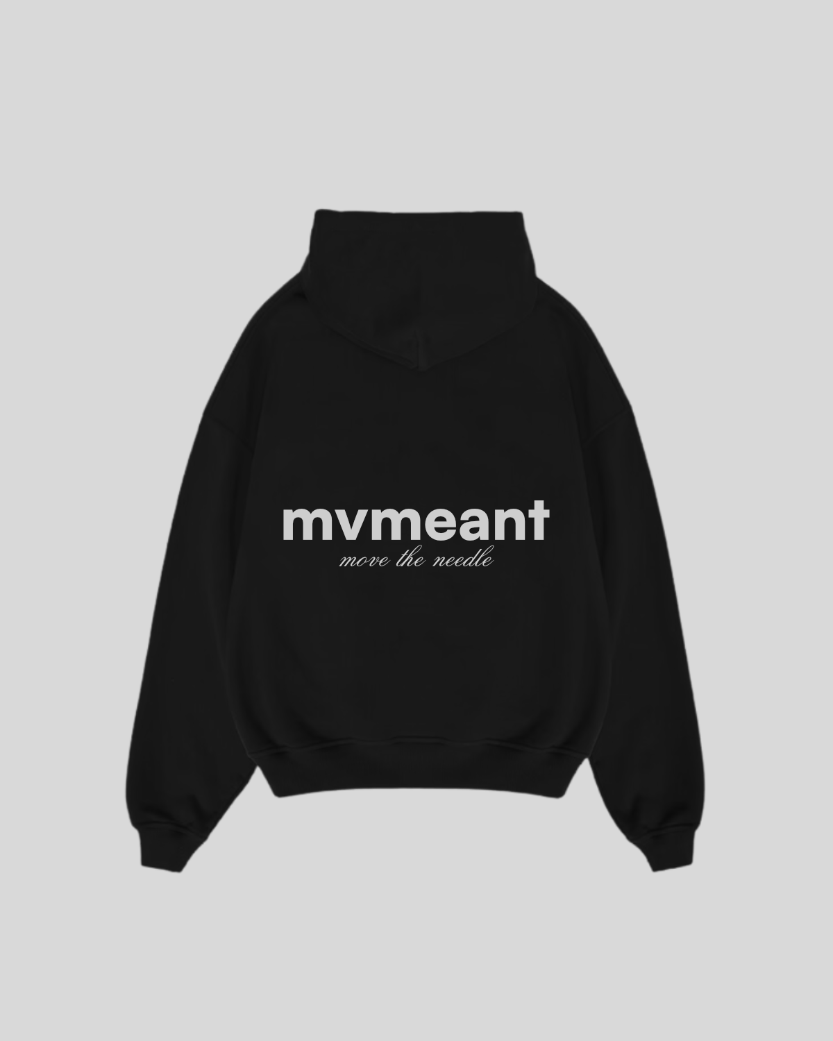 MVMEANT BOX HOODIE- BLACK