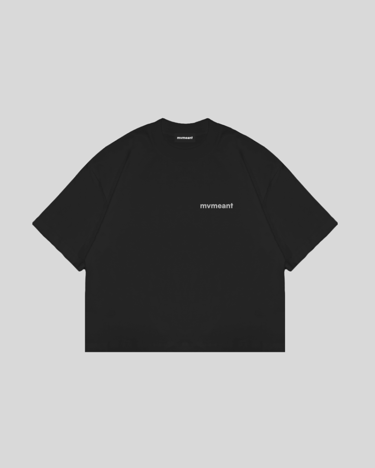MOCKNECK TEE- BLACK