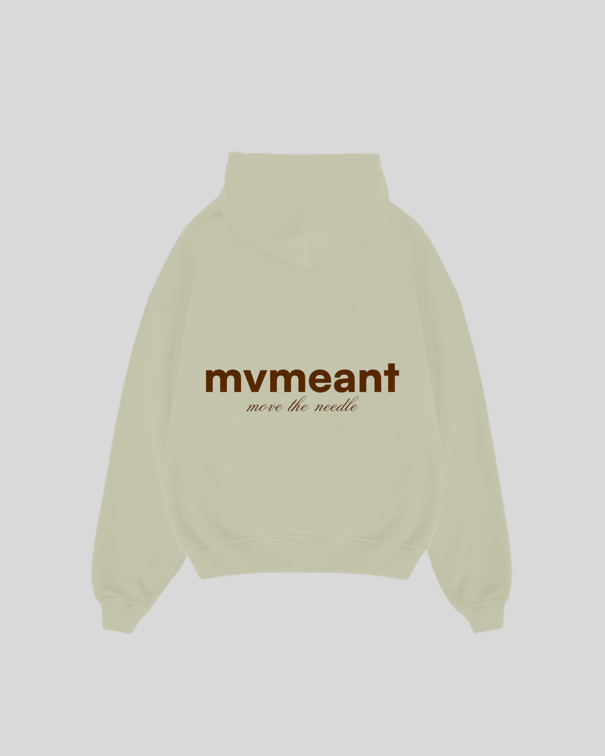 MVMEANT BOX HOODIE- CREAM